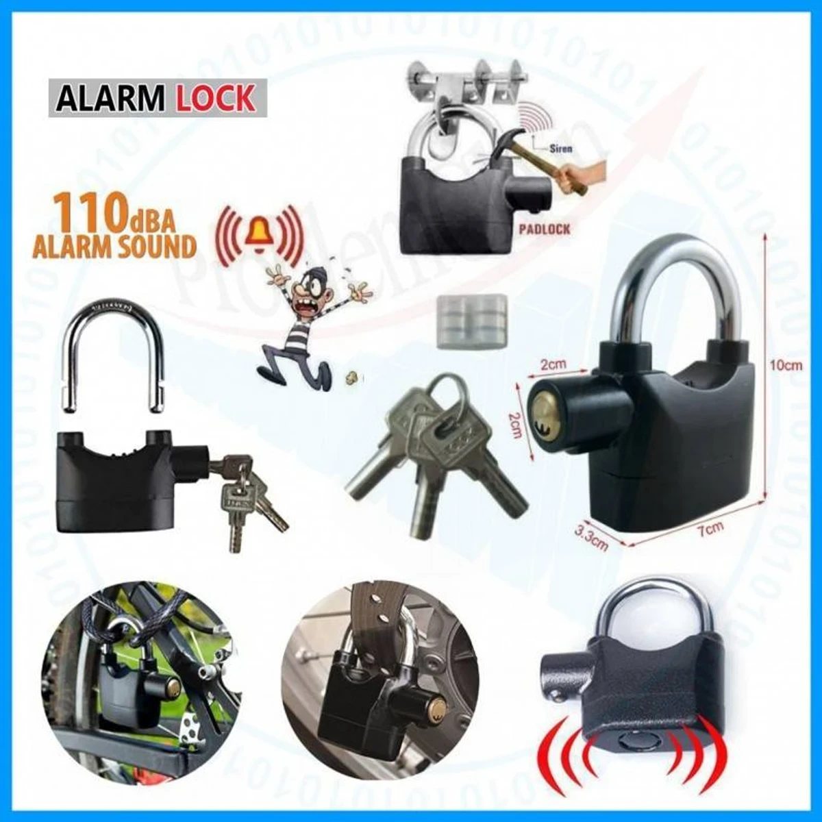 Security Alarm Lock ( সিকিউরিটি এলার্ম লক ) - Image 4