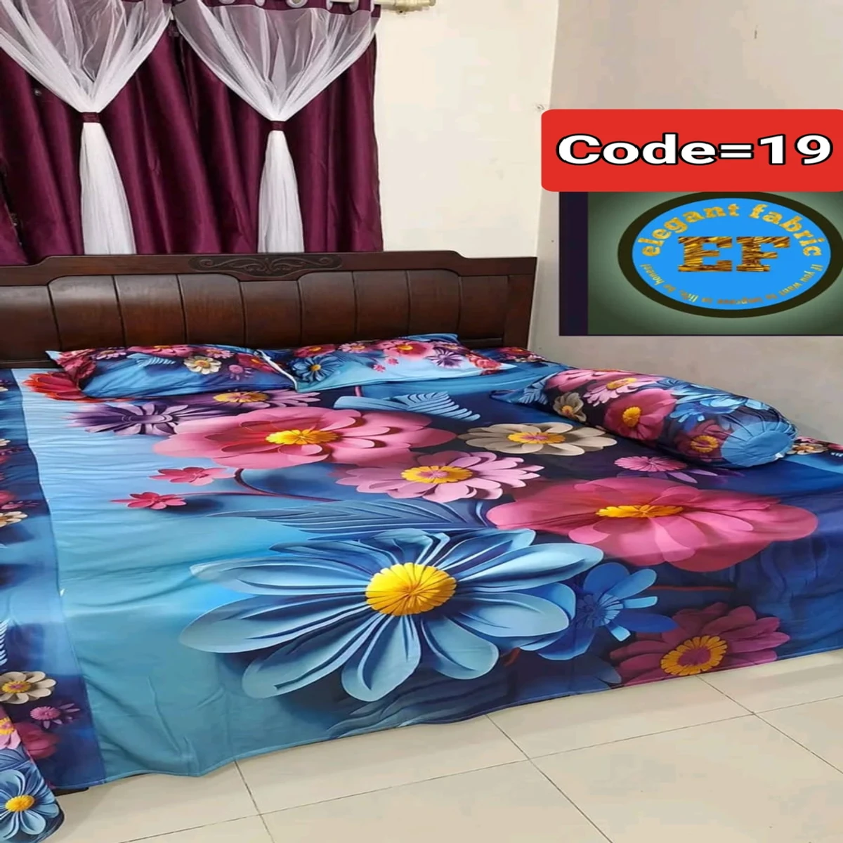 3D Pint Bed Sheet Colour Code =19