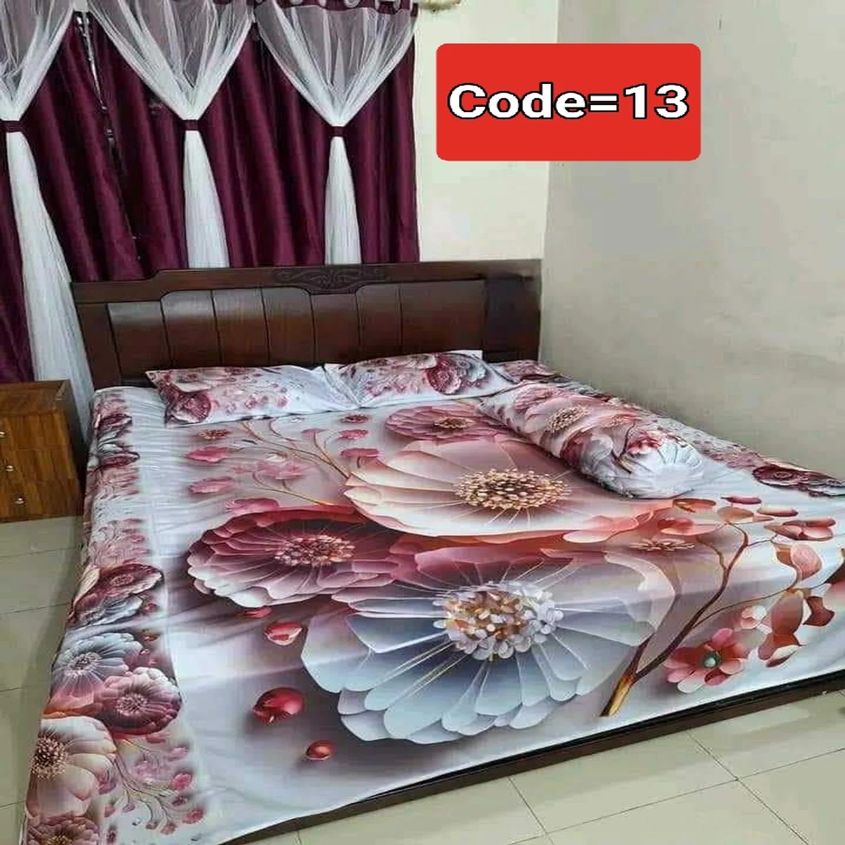 3D Pint Bed Sheet Colour Code= 13